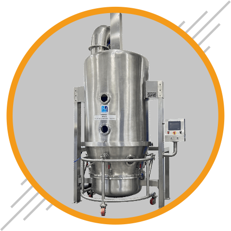 Fluidized Bed Dryer Processor Machine